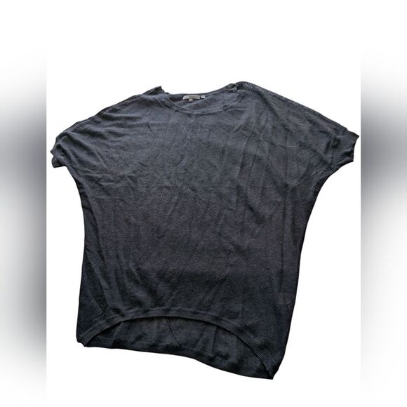 Vince lightweight slouchy  silk Alpaca oversized short sleeve sweater Small - Picture 13 of 13